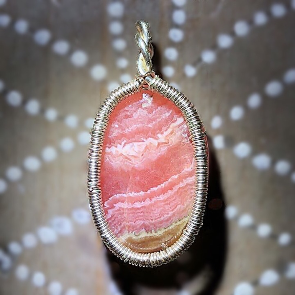 Rhodochrosite necklace 💖